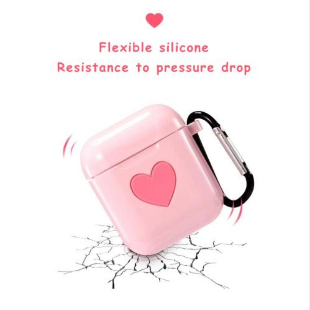 ❤️NEW Apple Airpods Soft Protective Case W/Hook - Picture 7 of 8